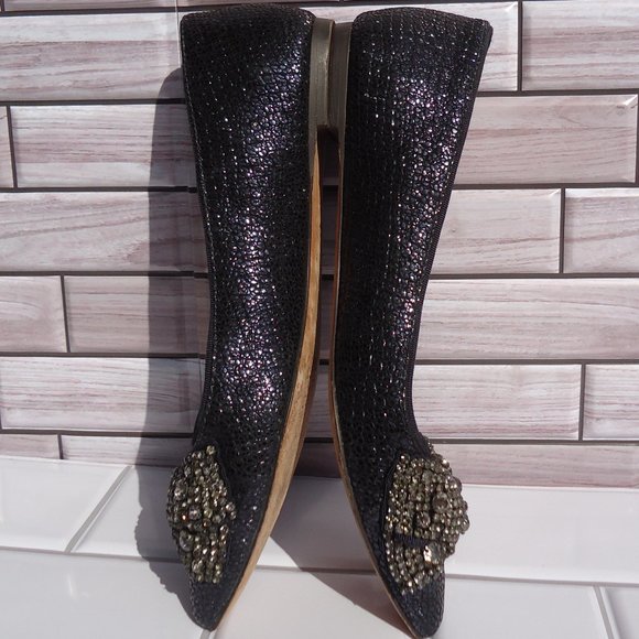 SIZE 6.5 M. TORY BURCH ‘Vanessa’ leather flats - Picture 11 of 16